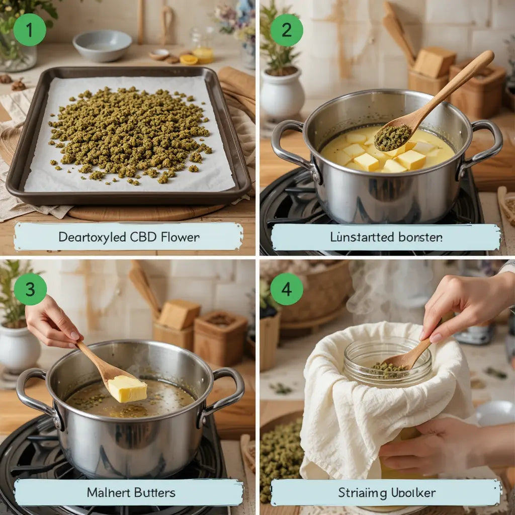 Step-by-Step UK Guide to Make CBD Butter from CBD Flower
