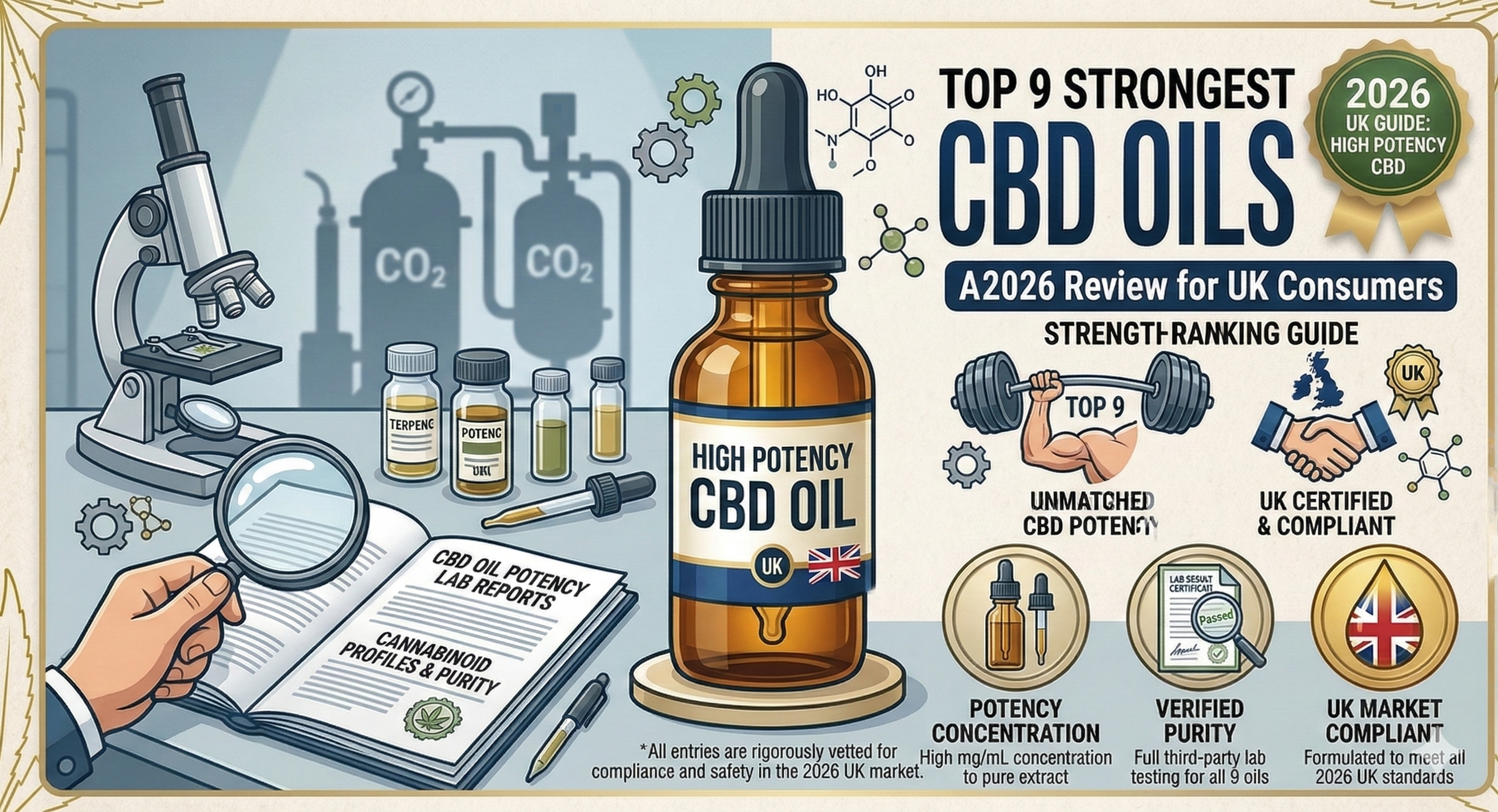 Top 9 Strongest CBD Oil in the UK (2026)