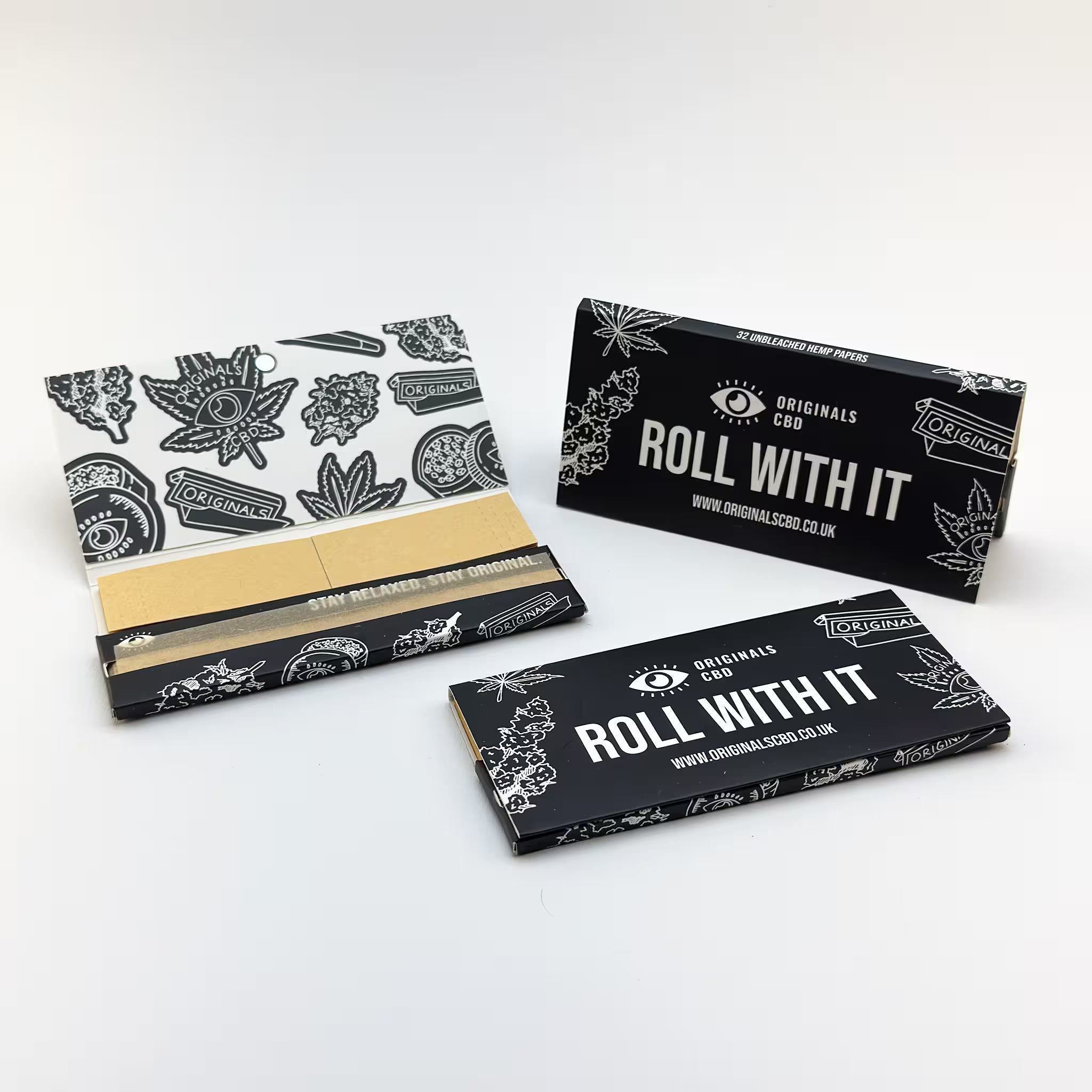 King Size Unbleached Hemp Papers